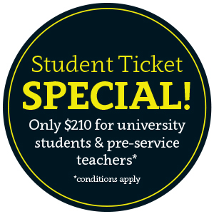Bookings include access to all activities on the day, including the keynote address, two hands-on workshops(AM and PM sessions), morning tea, lunch and afternoon drinks, showbags, giveaway, and exposure to a range of inspiring educators. Tickets only $260 until July 31st 2018.