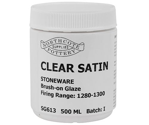 Stoneware Brush On Glaze 500mL Clear Satin - ZartArt Catalogue