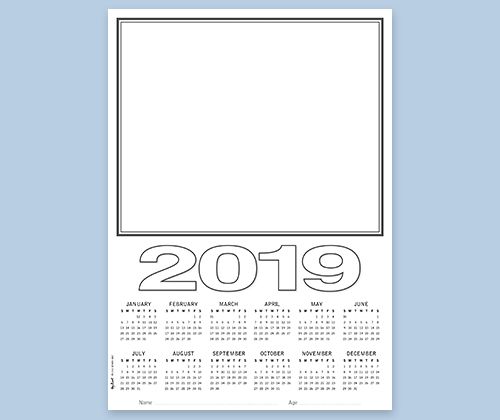 cardboard calendar blank a3 10s 2019 zartart catalogue calendar blanks