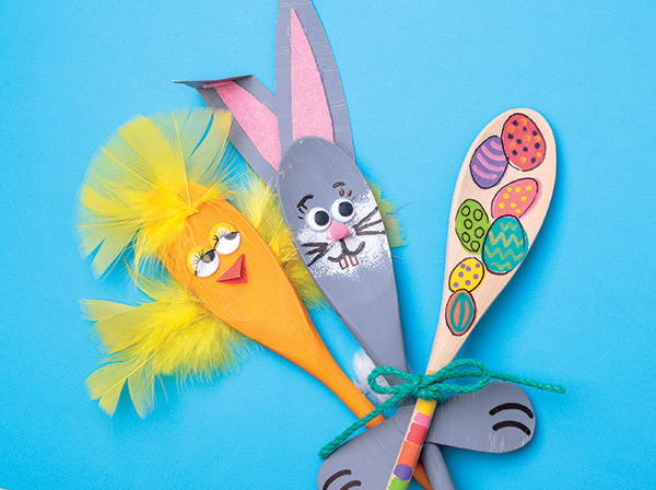 Wooden Easter Spoons