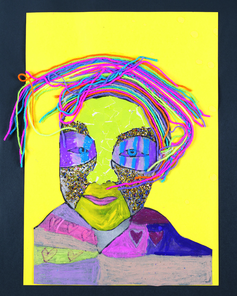 Mixed Media Self Portraits Term 3 2017 ZartArt