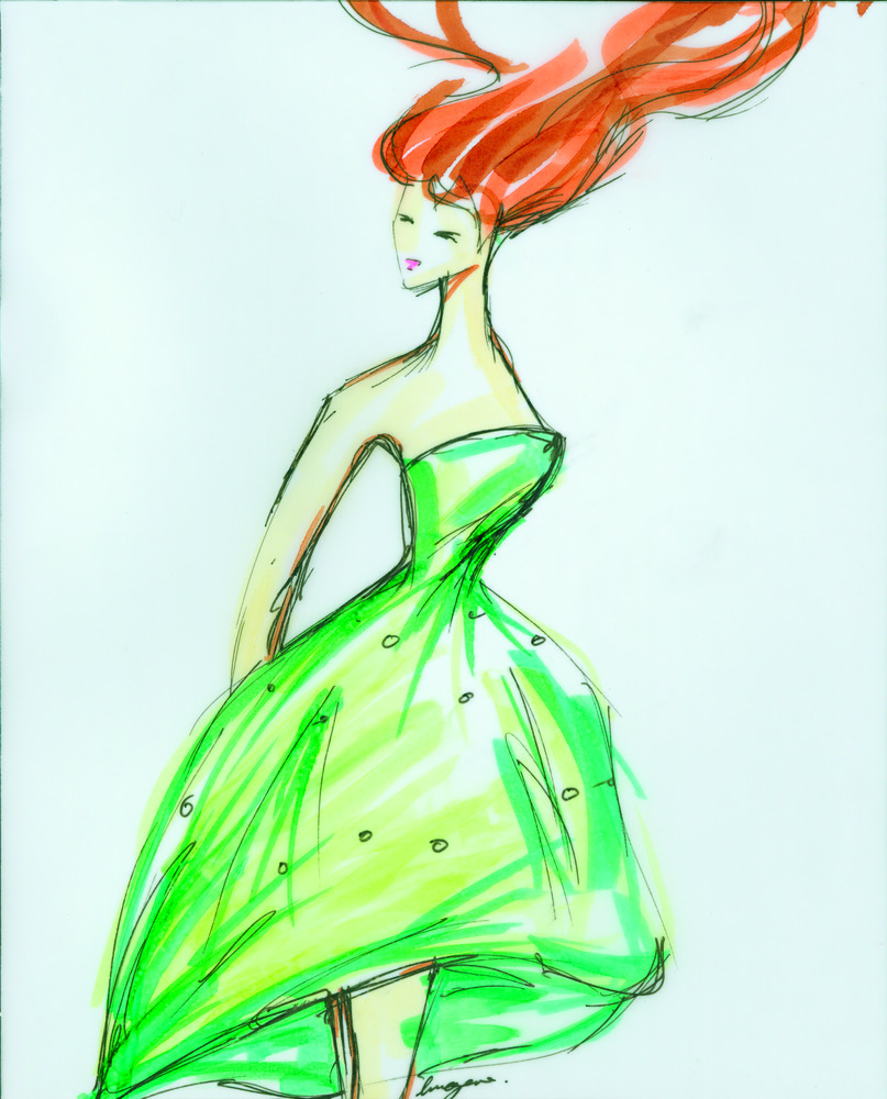 rendering fashion illustrations