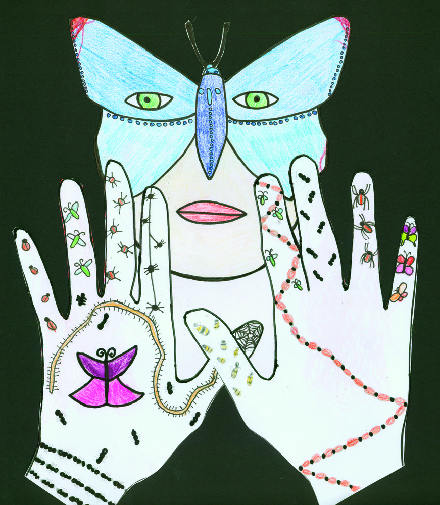 Fineline Pen Faces Body Art ZartArt