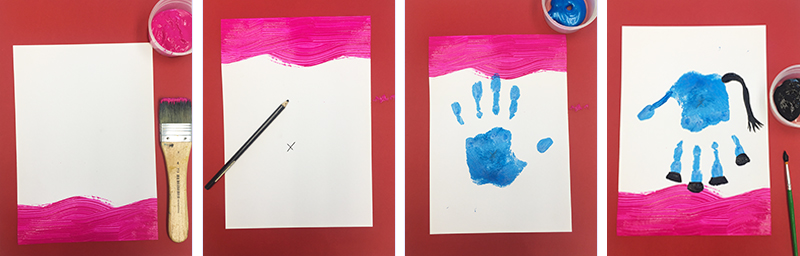 Step by Step Guide by Emma Hewett-Smiles Franz Marc Activity Step By Step 1-4 800x256