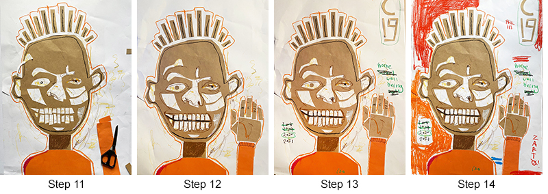 Hey Hey Basquiat Step 11,12,13,14 800x284