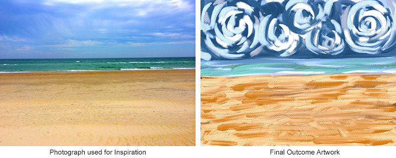 "Left: Ipad Landscapes Beach Before & After 800x320