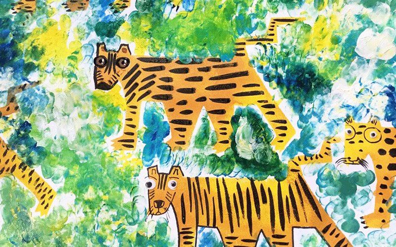 Jungle Animals activity outcome example by Kylie Wickham Jungle Animals Banner Web 800x500