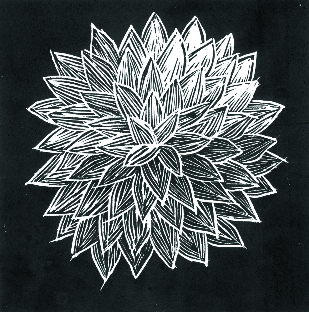 Black and White Lino Prints Term 1 2011 ZartArt