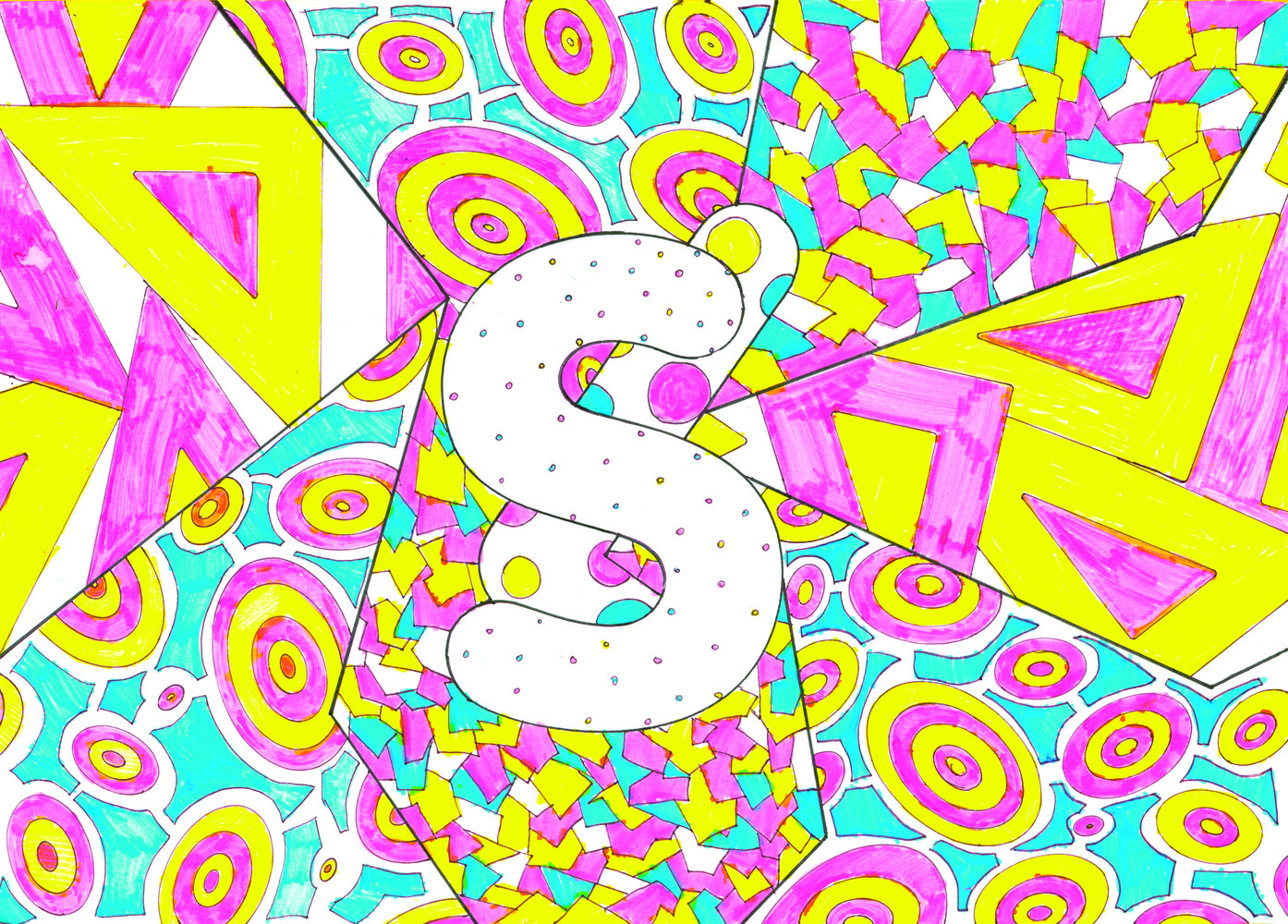 Op Art – Letter Initials - ZartArt