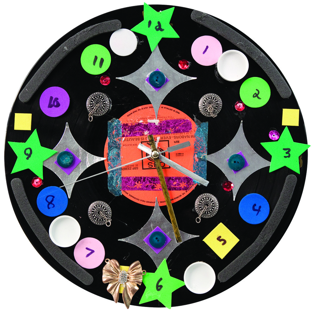 Recycled Record Clocks ZartArt